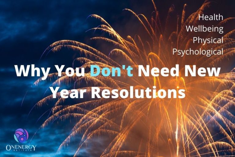 Why You Don’t Need New Year Resolutions