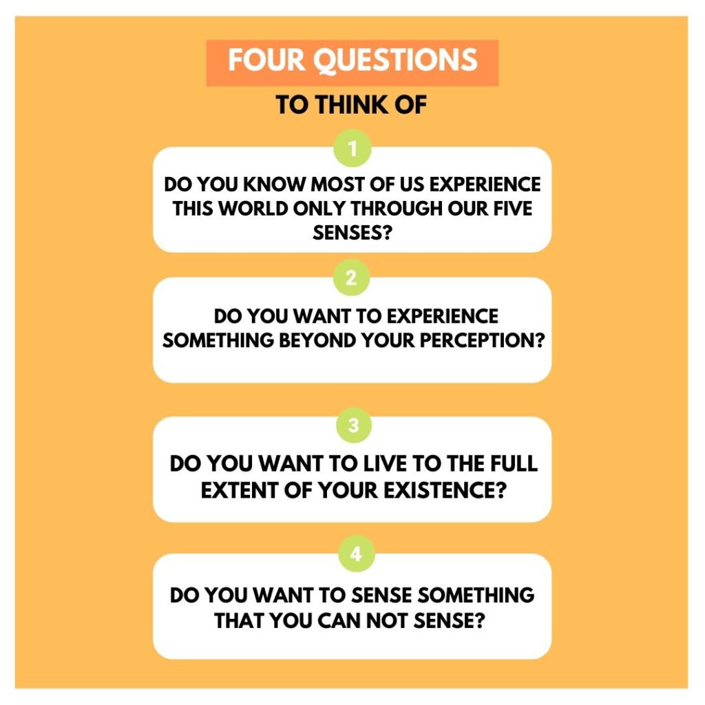 Ask Four Questions about life