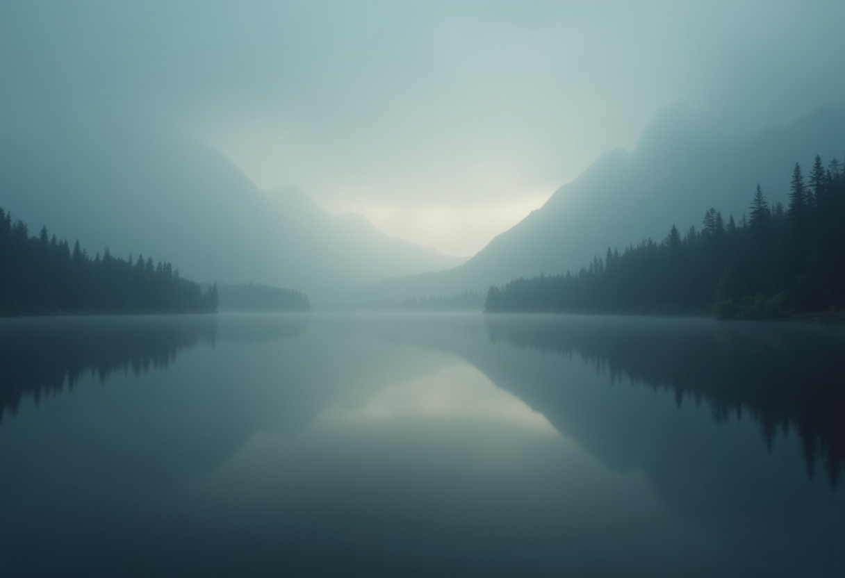 Why certain people drain your energy — a still evening lake | Onenergy qigong
