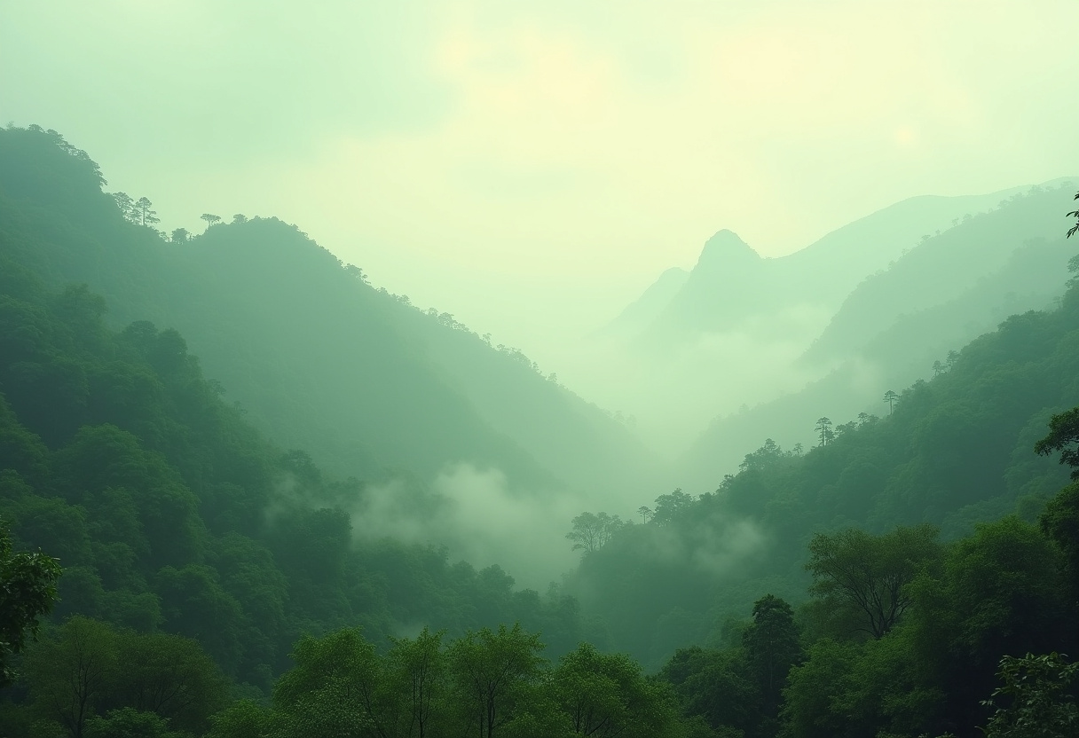 Qigong acts on life not disease — life in a misty valley | Onenergy qigong