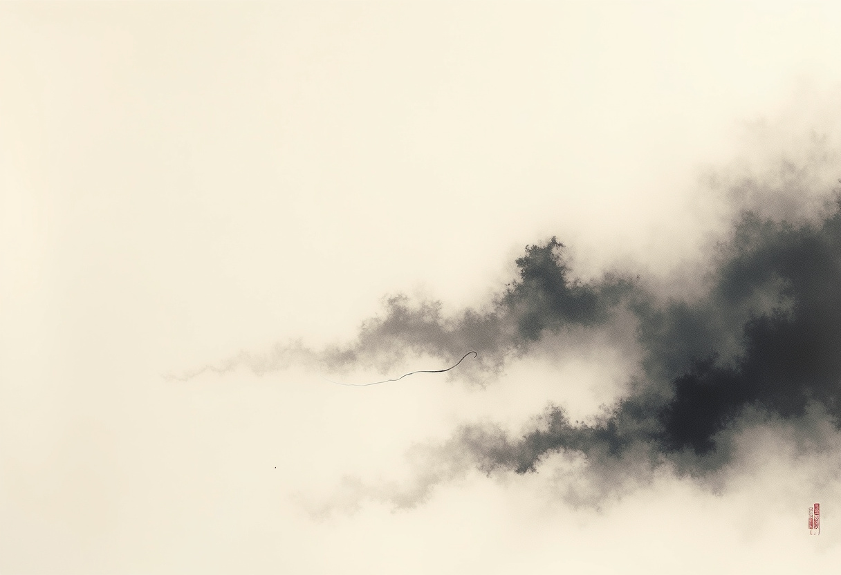 Qi in Chinese language — ink strokes, qi in everyday words | Onenergy qigong